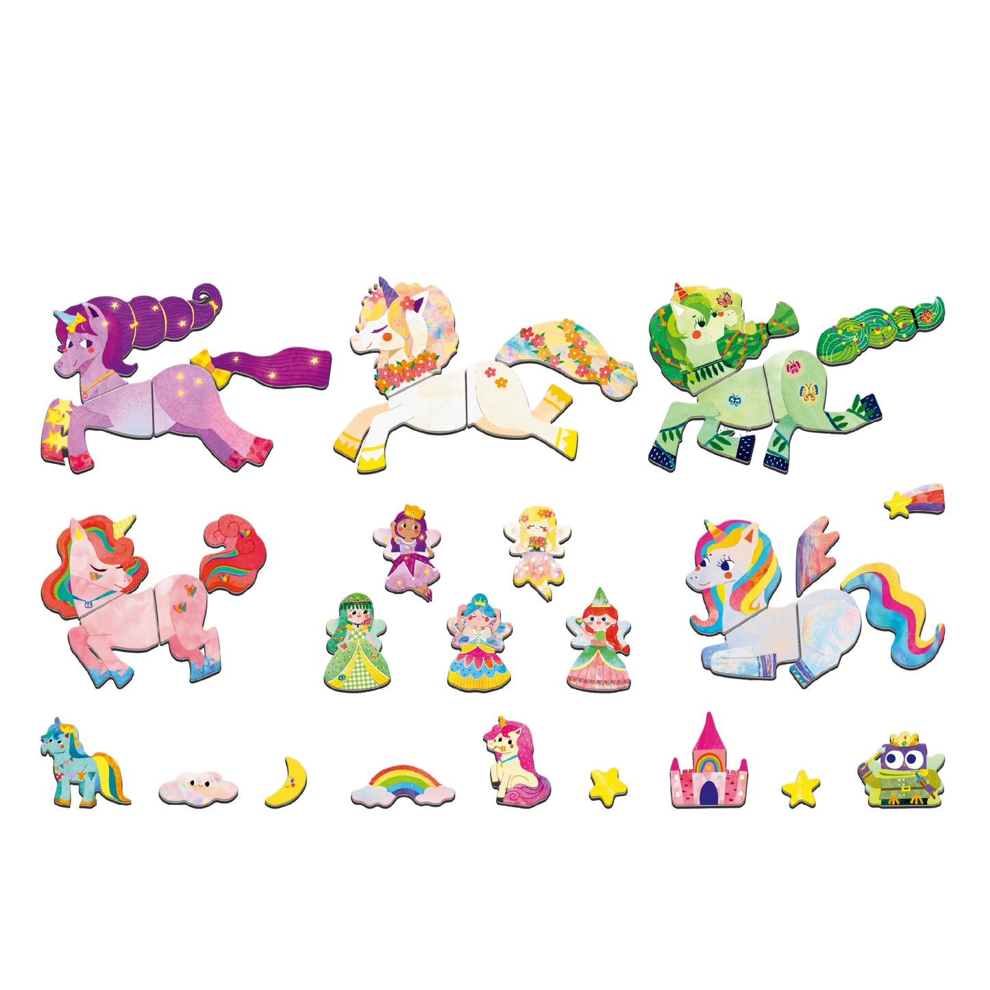 Puzzle magnético Unicornio MierEdu