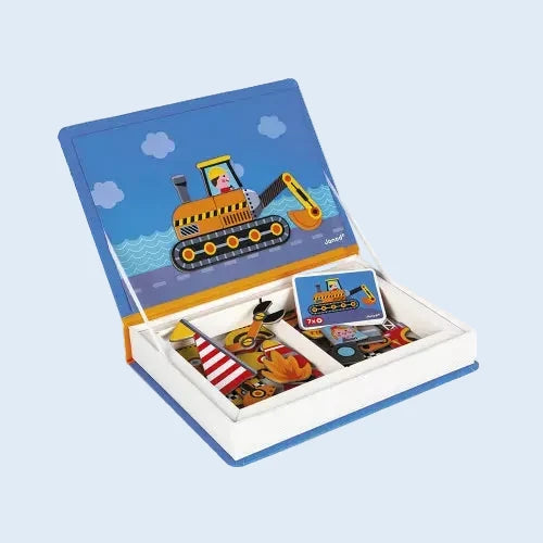 Janod Magneti Book Vehículos