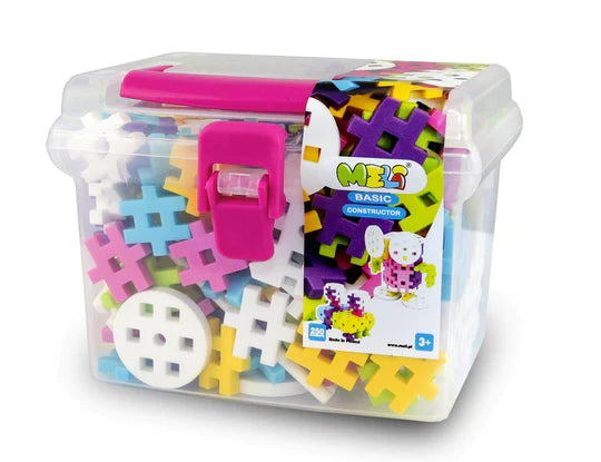 Meli Basic Constructor Travel box Pastel 250 piezas