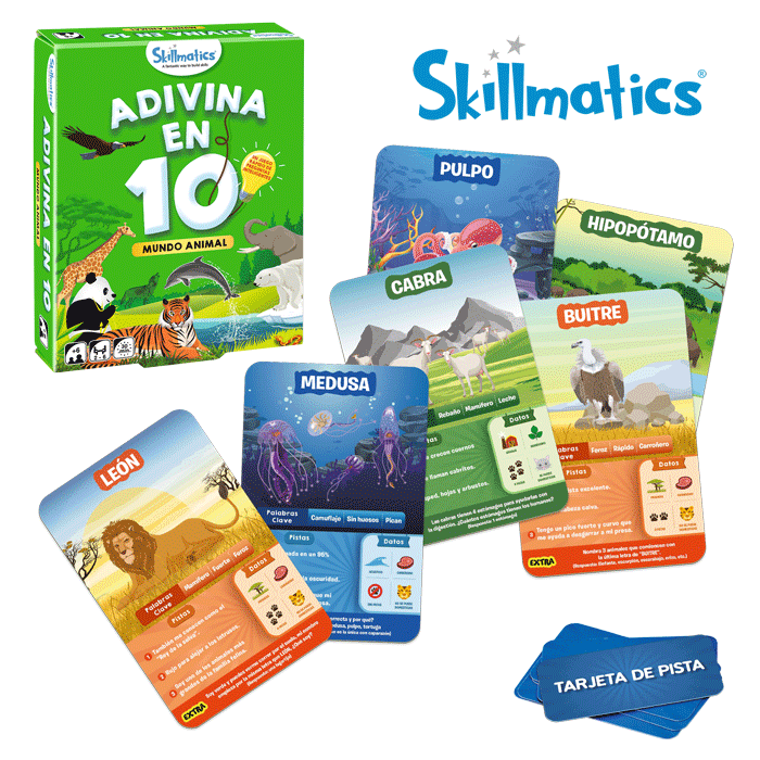 Ludilo Skillmatics Adivina en 10 Mundo animal