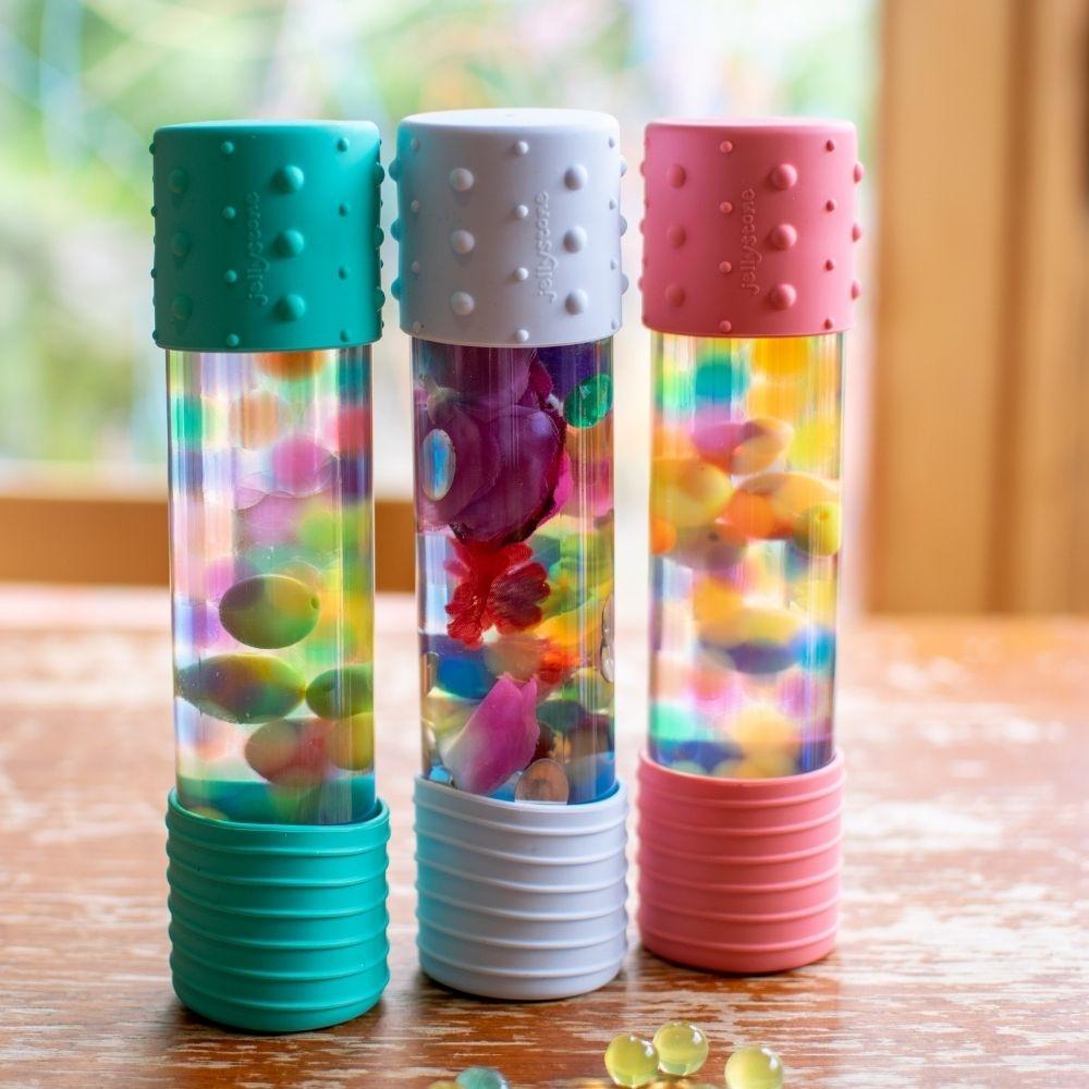 Jellystone Botella sensorial flotante Rosa