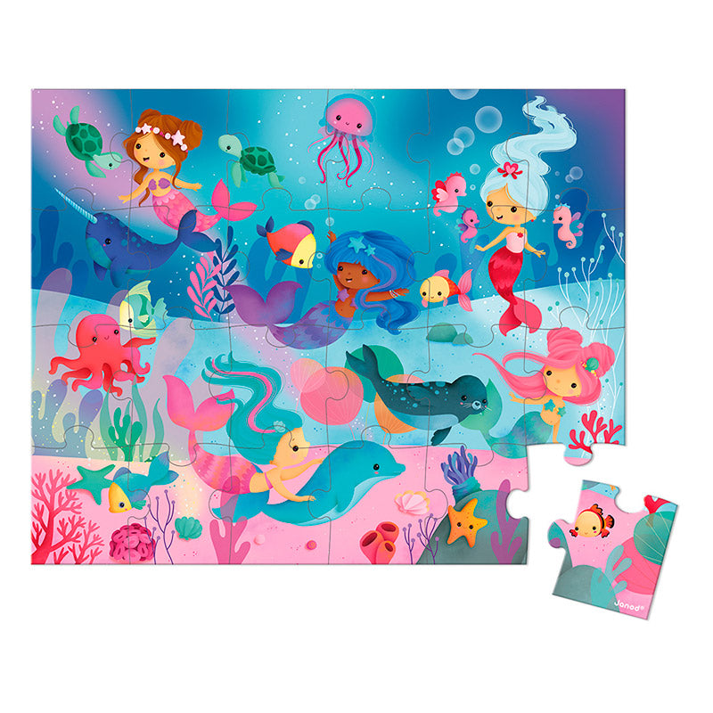 Janod Puzzle Sirenas 24 piezas