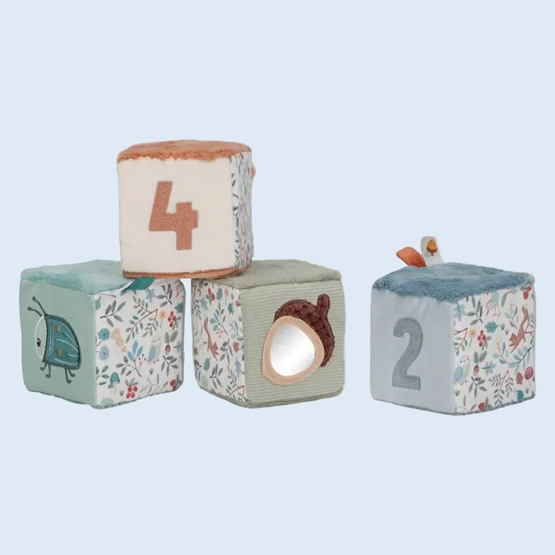 Little Dutch Cubos apilables blanditos Forest Friends