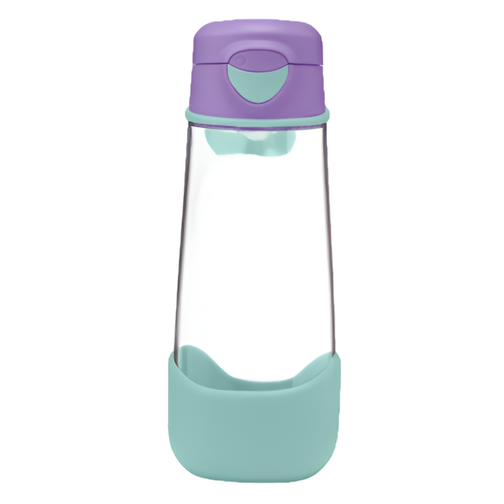 B.Box Botella tritán con boquilla 450ml Lilac Pop