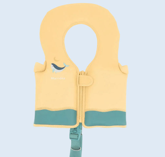 Tutete Chaleco flotador aprendizaje Whale Teal Talla 1-2 años