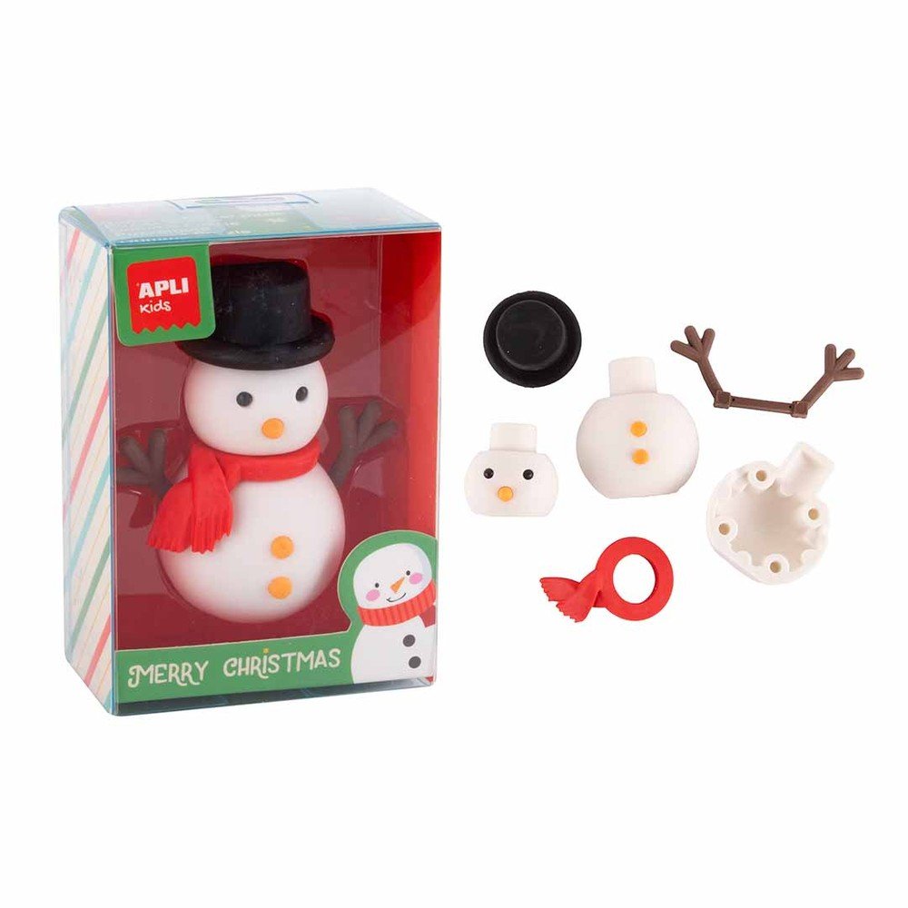 Goma de borrar Navidad puzzle - Apli kids