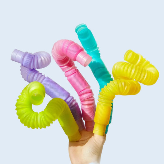 Mideer Juego tubos y bolas luminosas