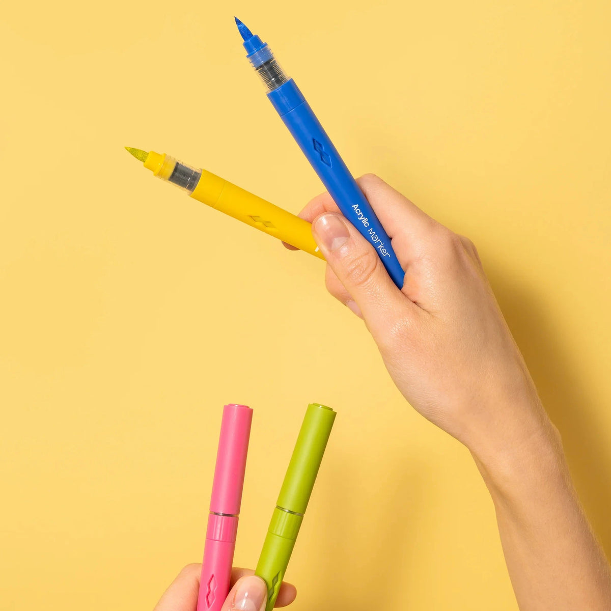 Rotuladores acrílicos 6 colores - Puquu