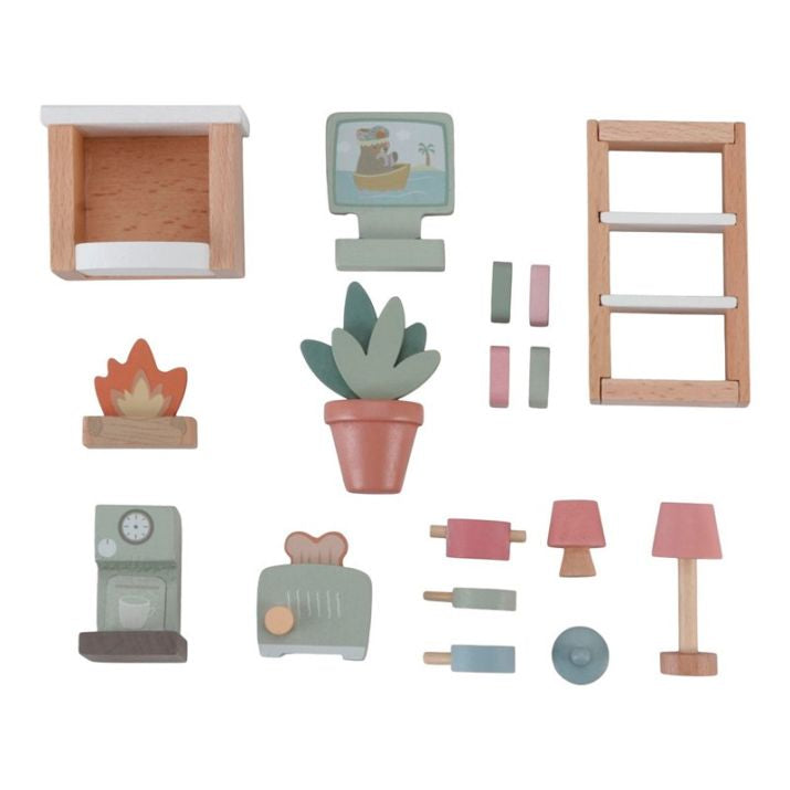 Little Dutch Set muebles casa de muñeca Salón y cocina