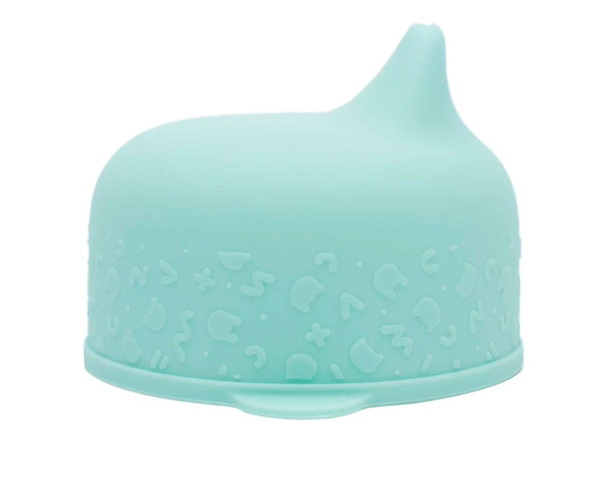 We might be tiny Tapa Sippie para vaso de silicona Menta