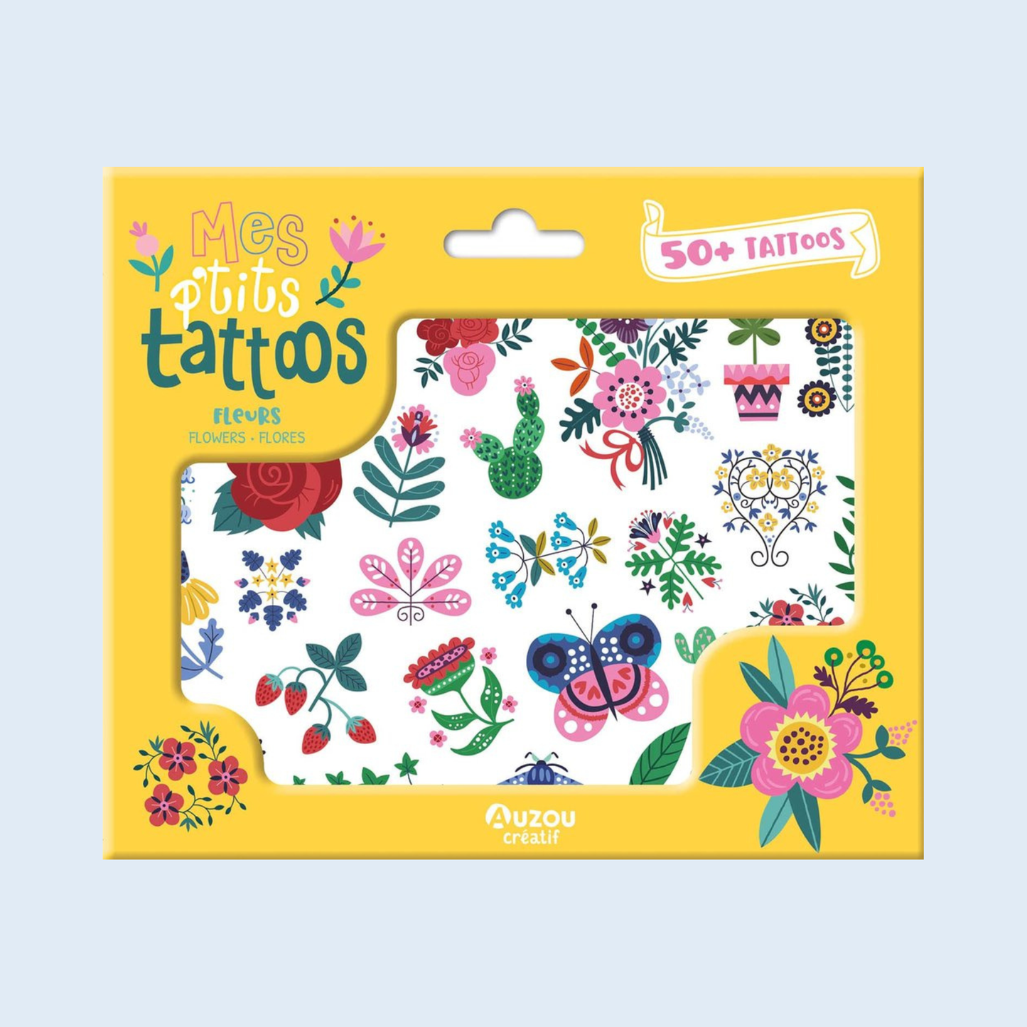 Auzou Mis pequeños Tattoos Flores