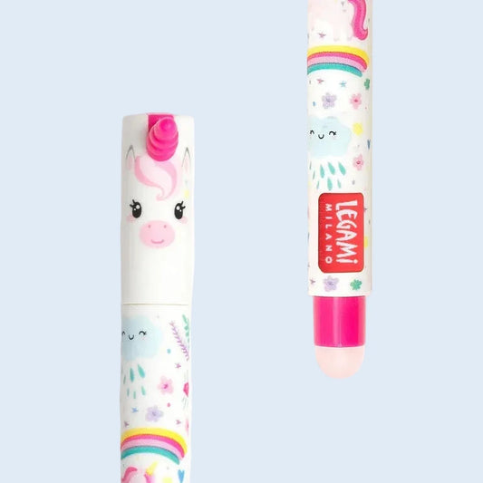 Legami Bolígrafo de gel borrable Unicornio