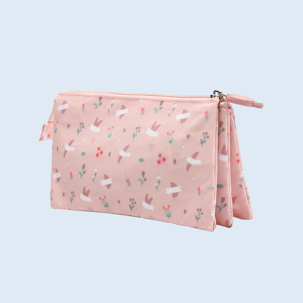 Tutete Estuche portatodo triple Blossom birds