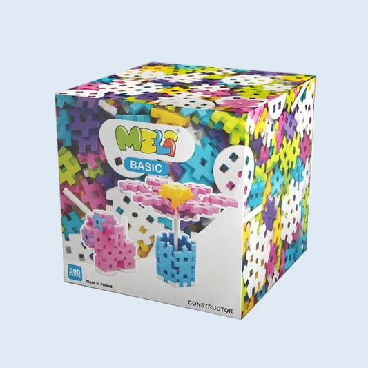 Meli Basic Constructor 100 piezas Pastel