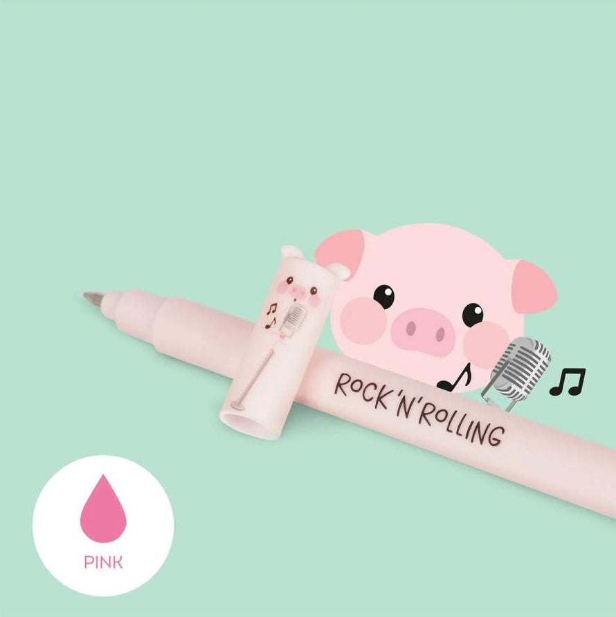 Legami Bolígrafo de gel borrable Pack granja