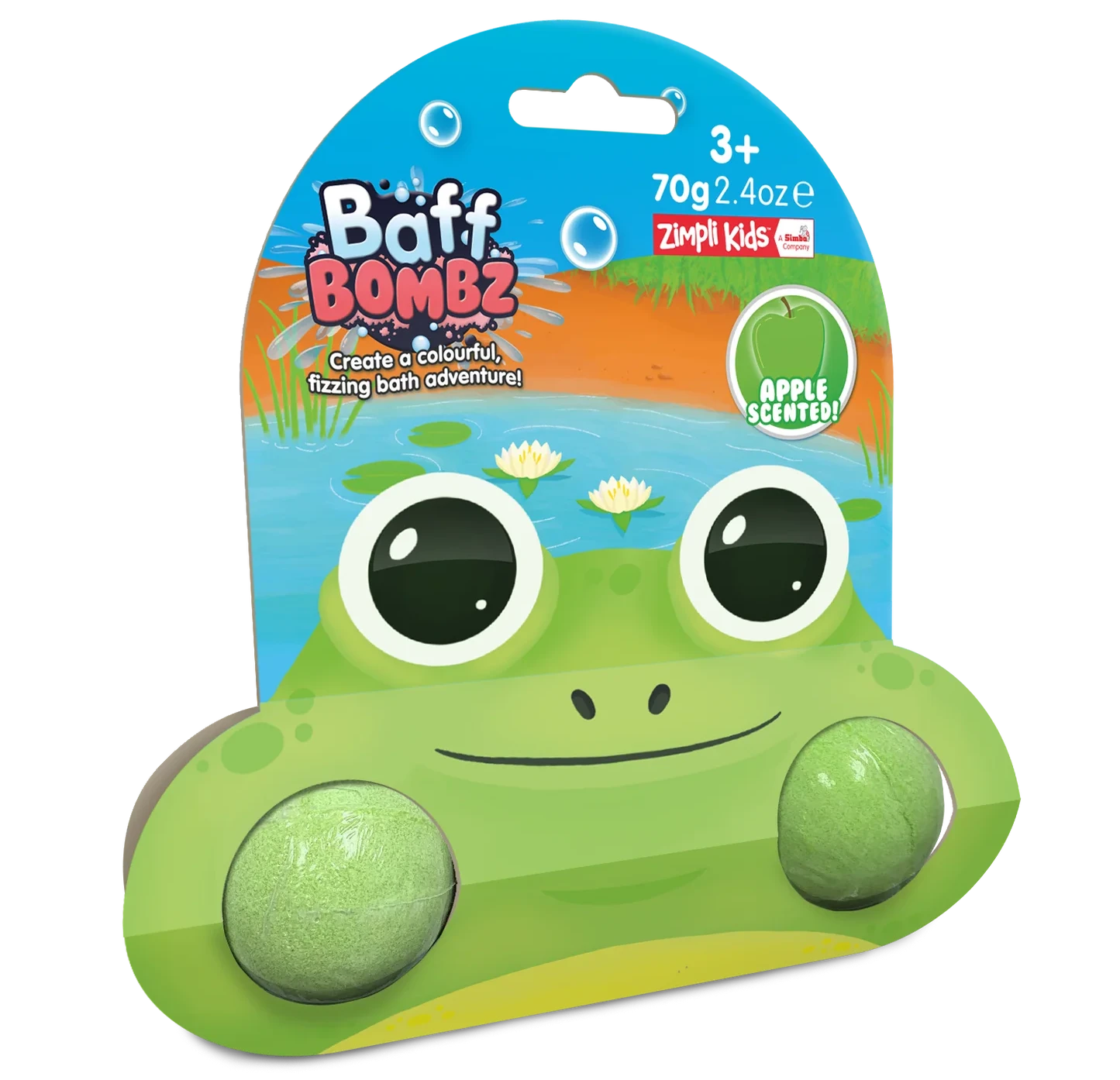 Zimpli Bombas baño Rana Olor Manzana