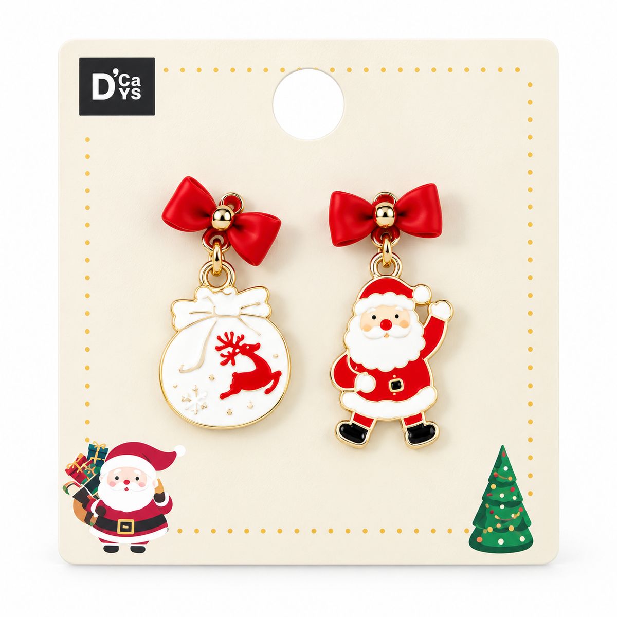 Pendientes navideños