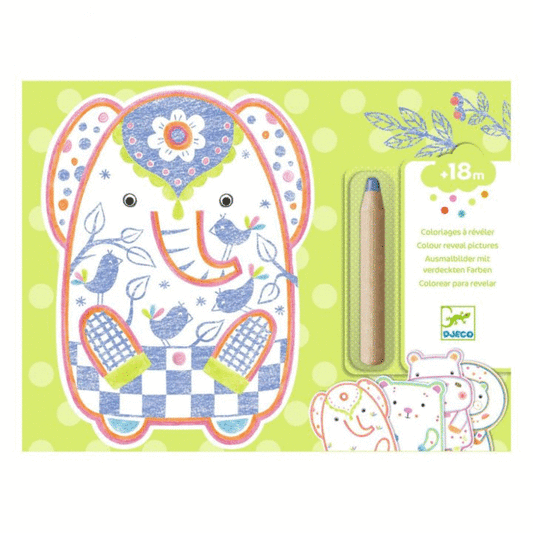 Djeco Baby Colorear Animales salvajes