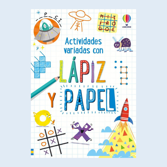 Actividades variadas con lápiz y papel - Usborne