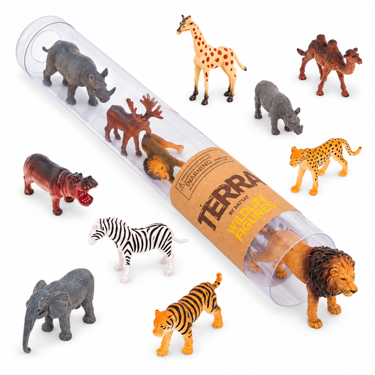 Tubo 12 animales salvajes - Terra