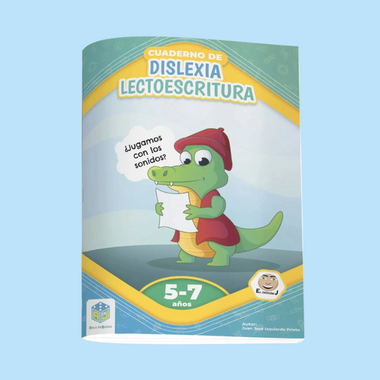 Átomo Cuaderno de Dislexia Lectoescritura 5-7 años