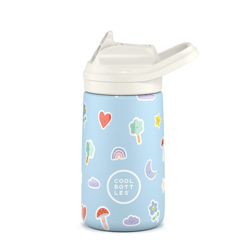 Cool Bottles Botella térmica 350 ml Kiddie Rainbow clouds