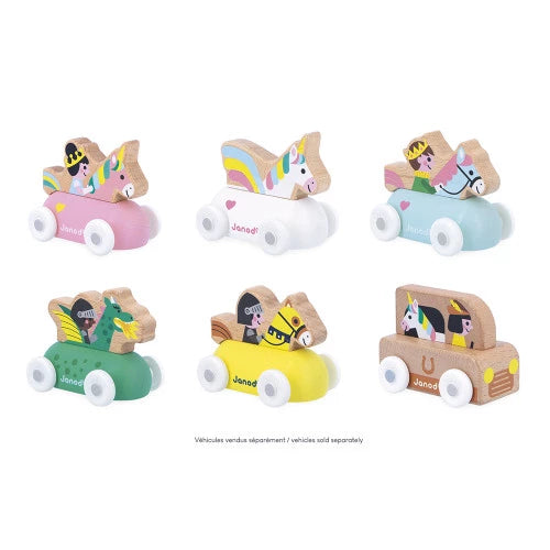 Janod Cross Roads Furgoneta Unicornio