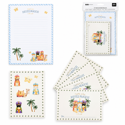Cartas y sobres Reyes Magos