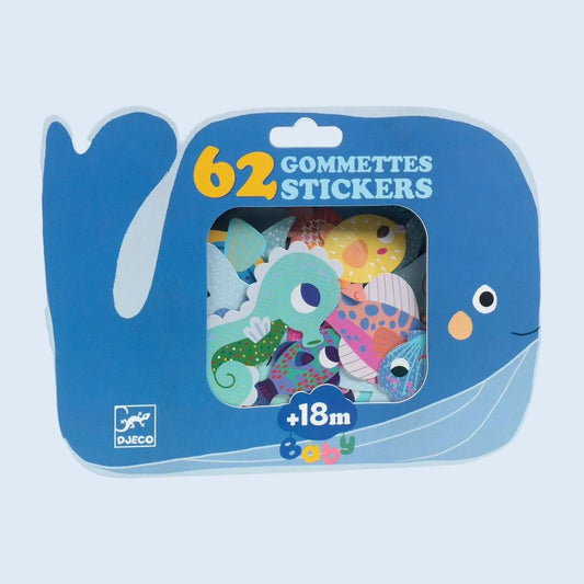 Djeco Baby Pegatinas Animales del mar