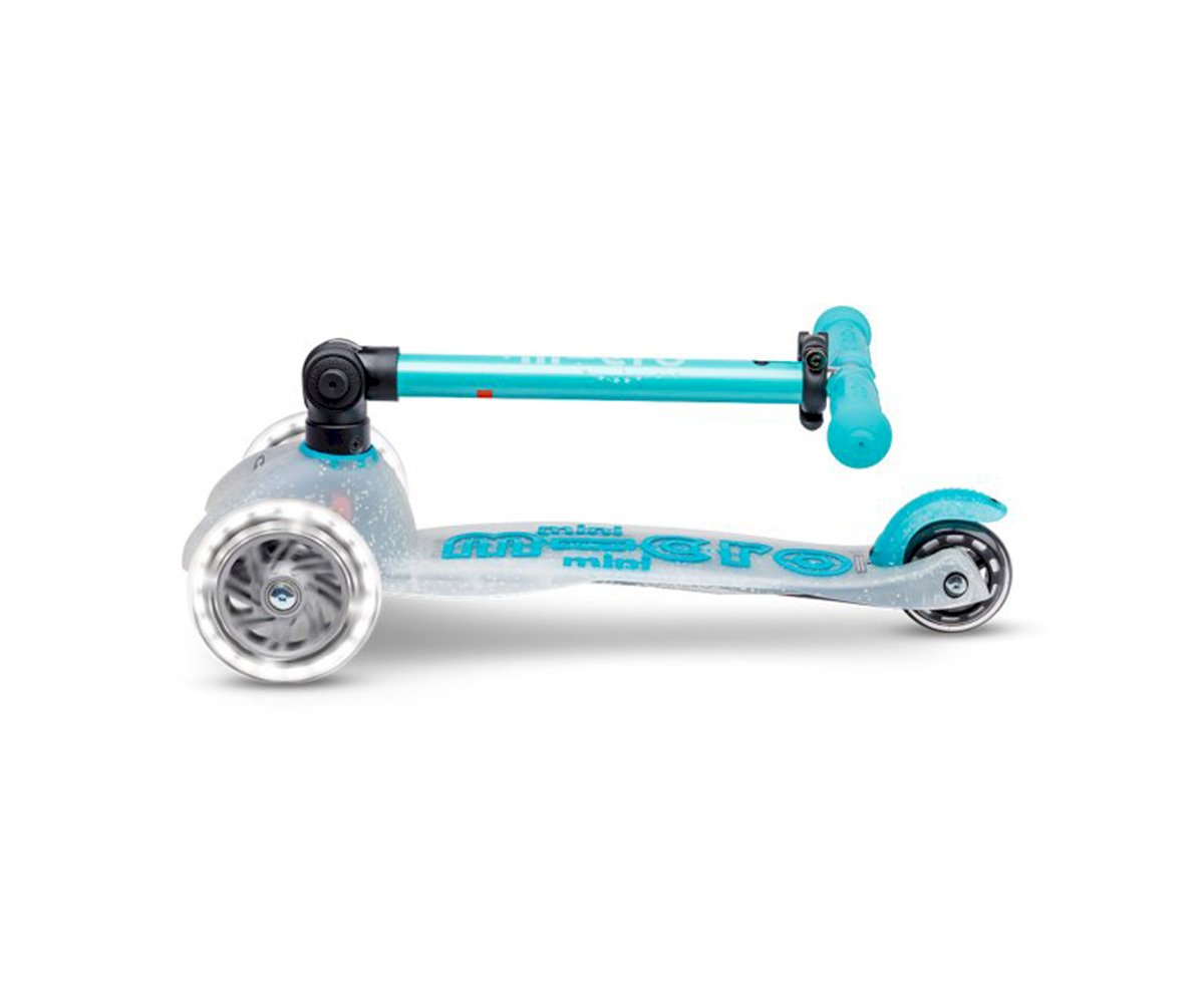 Micro Patinete Mini Deluxe plegable Orión Glow LED Azul