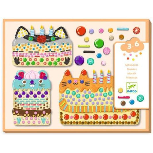 Djeco Collage Tartas y golosinas