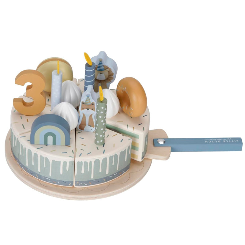 Little Dutch Tarta de cumpleaños Tonos azules