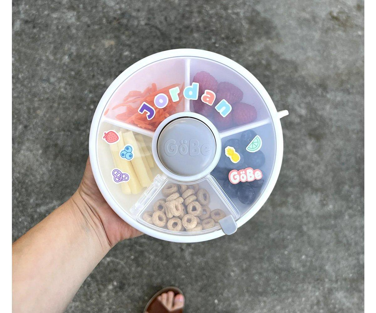 Gobe Caja almuerzo Spinner Grande Coral Rosa