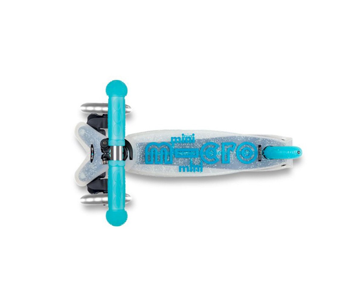 Micro Patinete Mini Deluxe plegable Orión Glow LED Azul