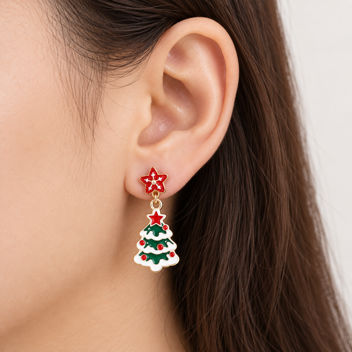 Pendientes navideños