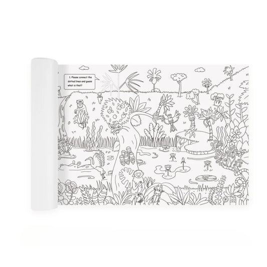 Mideer Rollo para colorear Jungla
