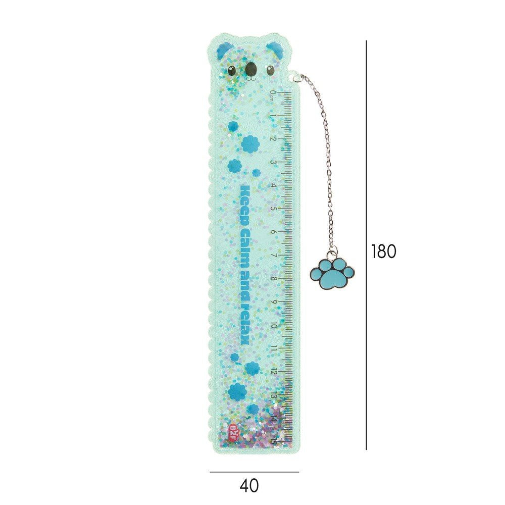 Back2fun Regla glitter 15 cm