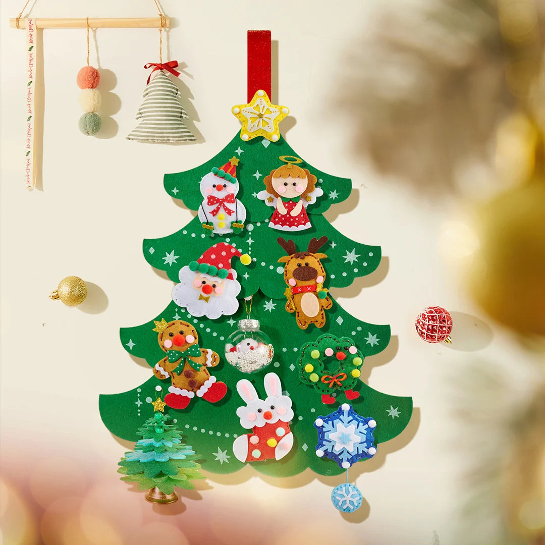 DIY Árbol y adornos navideños - Mideer