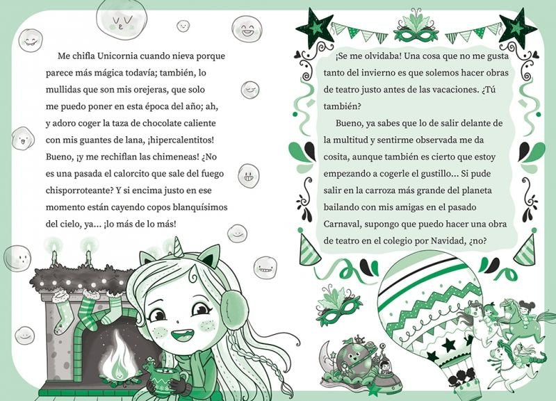 Unicornia 14 Luces, nieve… ¡y acción!
