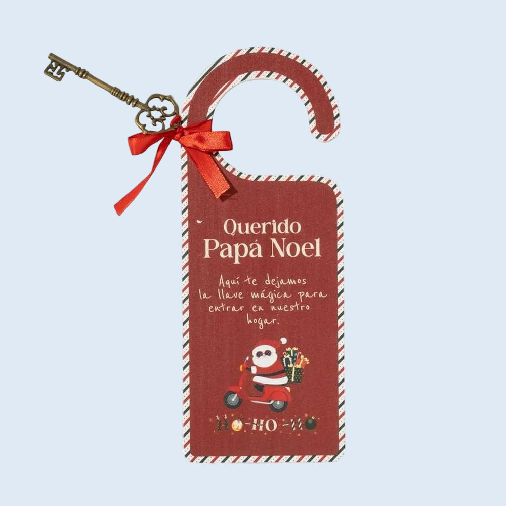Colgador puerta Papá Noel - Navidad