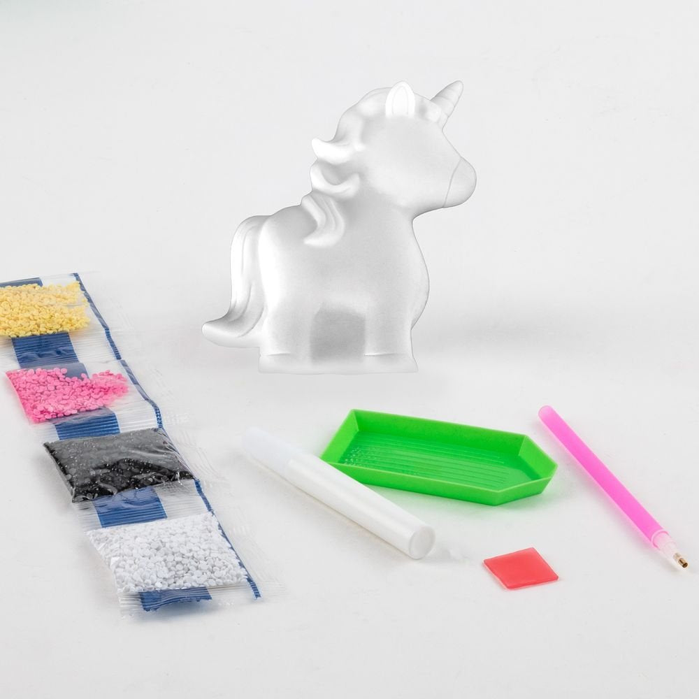 Kidea Figura 3D Unicornio para decorar con diamantes