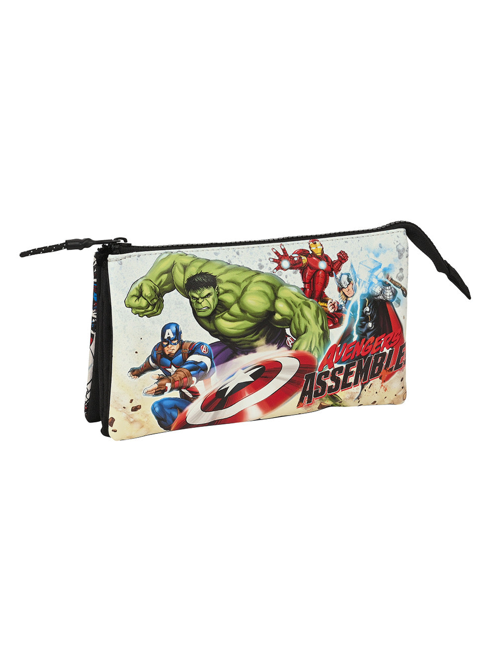Safta Estuche escolar triple Avengers