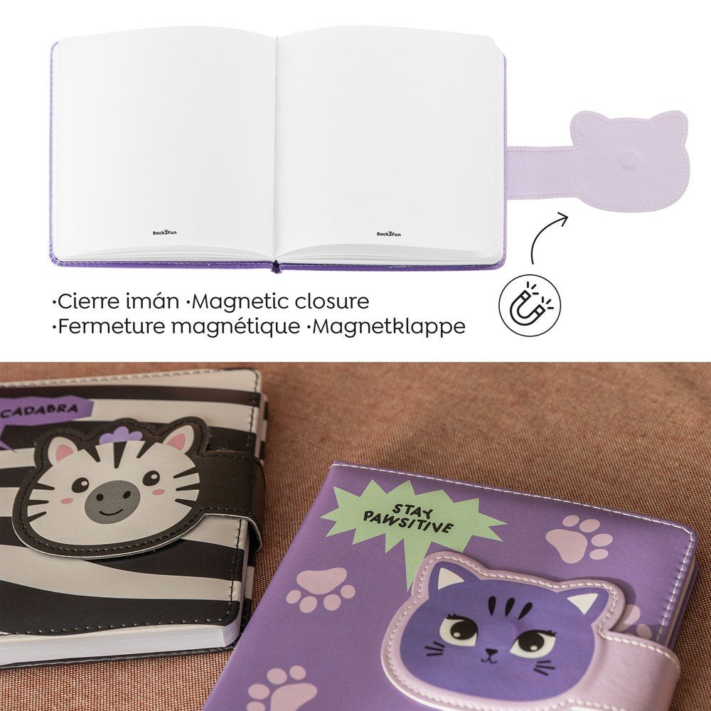Back2fun Cuaderno acolchado imán