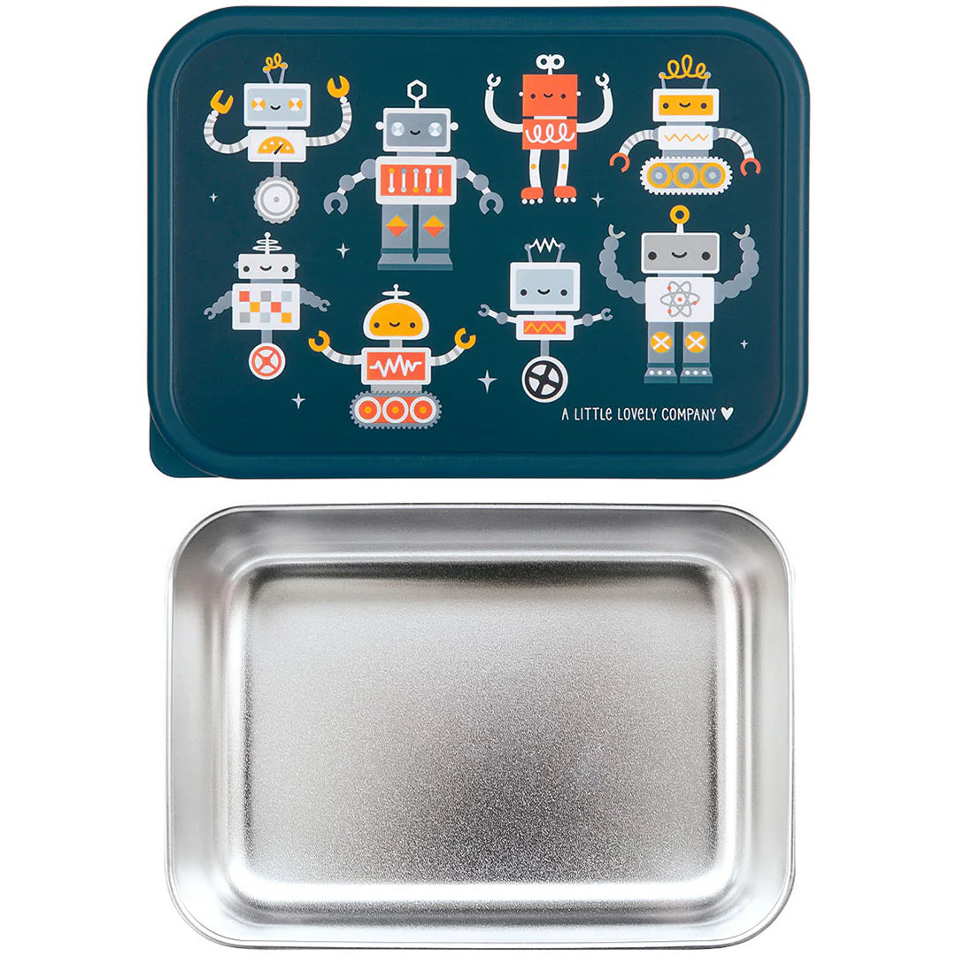 A little lovely company Caja almuerzo acero Robots