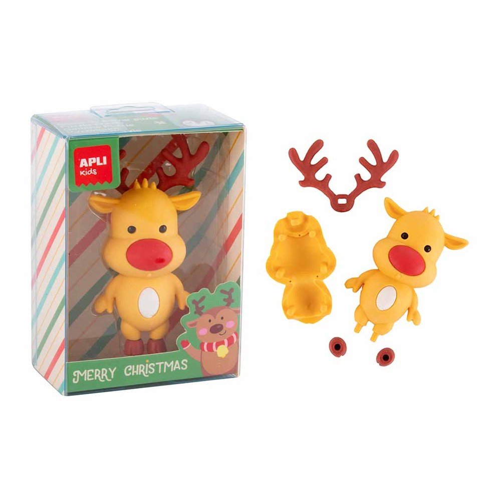 Goma de borrar Navidad puzzle - Apli kids