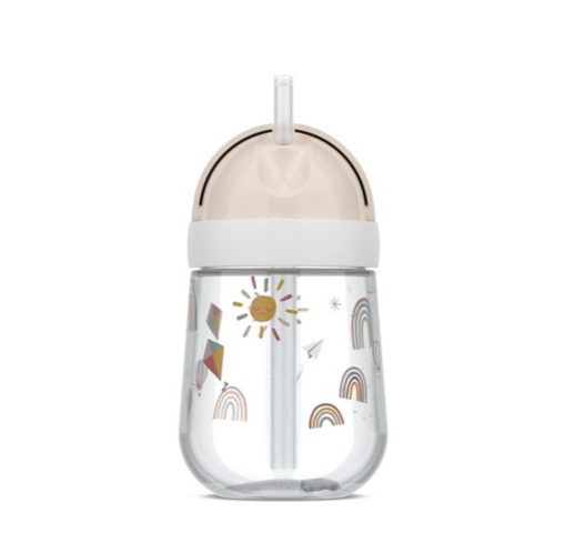 Mepal Vaso de aprendizaje con pajita Arcoíris