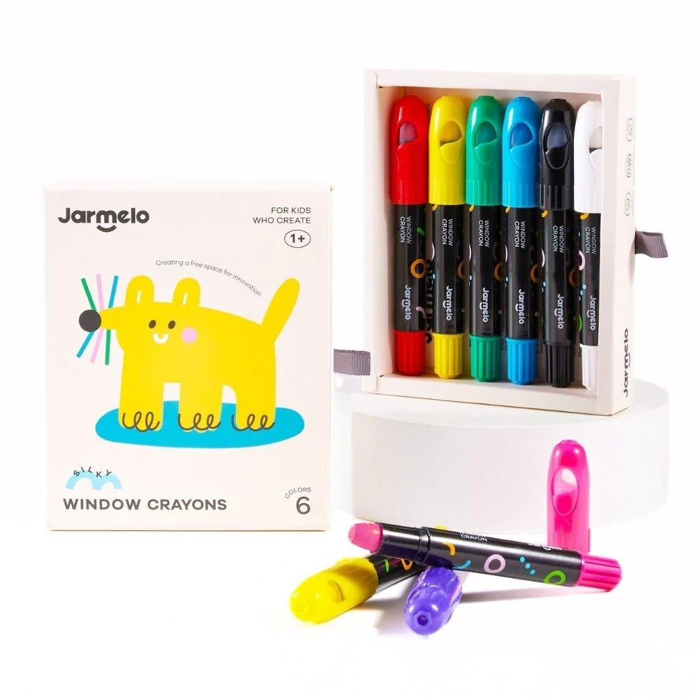 Jar Melo Crayones para cristales, azulejos y papel 6 o 12 colores