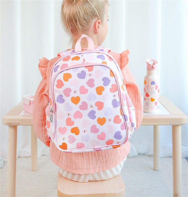 A little lovely company Mochila con bolsillo térmico Corazones