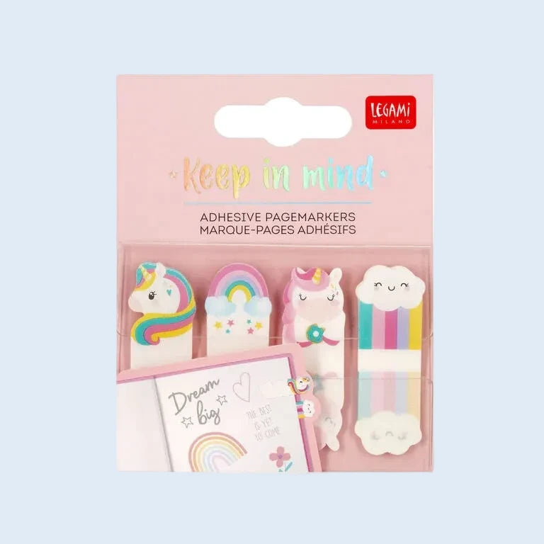 Legami Marcapáginas adhesivos Unicornio