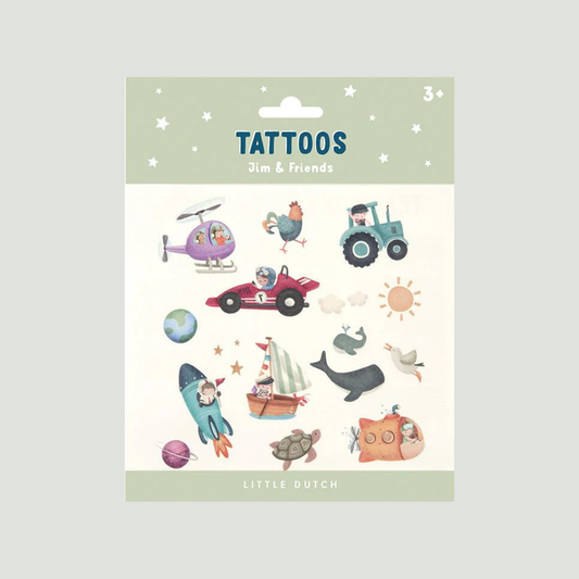 Little Dutch Tatuajes Jim & Friends